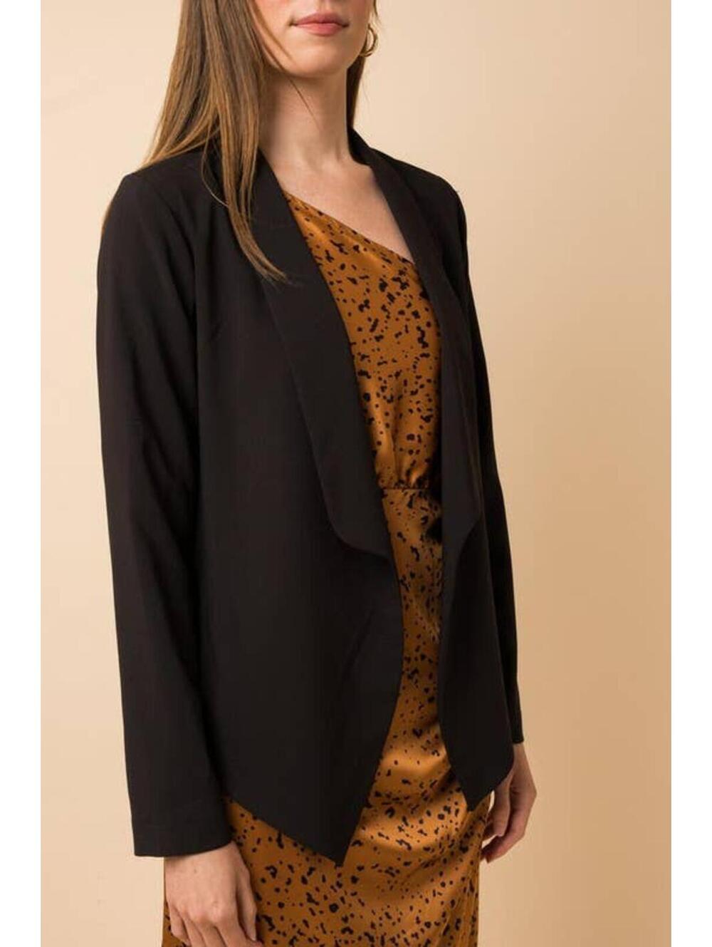 Essential Drape Front Blazer